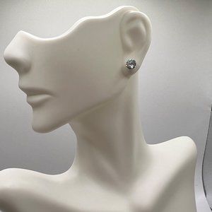 10k Solid Gold Diamond Stud Earrings - 2.00 CTW